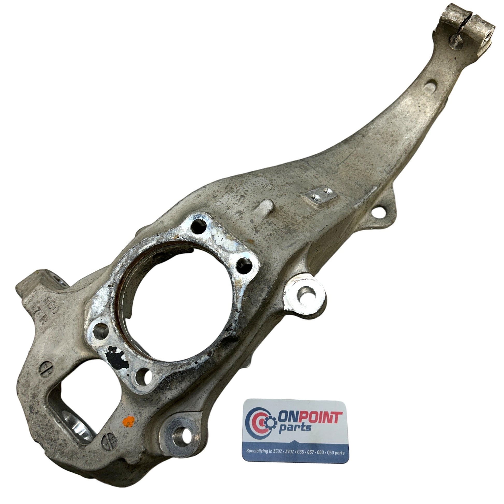 07-22 370Z G35 G37 Q50 Q60 OEM Front Right Spindle Steering Knuckle 400144GA0A - On Point Parts Inc