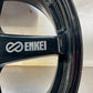 Enkei Tuning T6R Rims Wheels Front 18x8.5 Rear 18x9.5 Gloss Black 5x114.3 - On Point Parts Inc