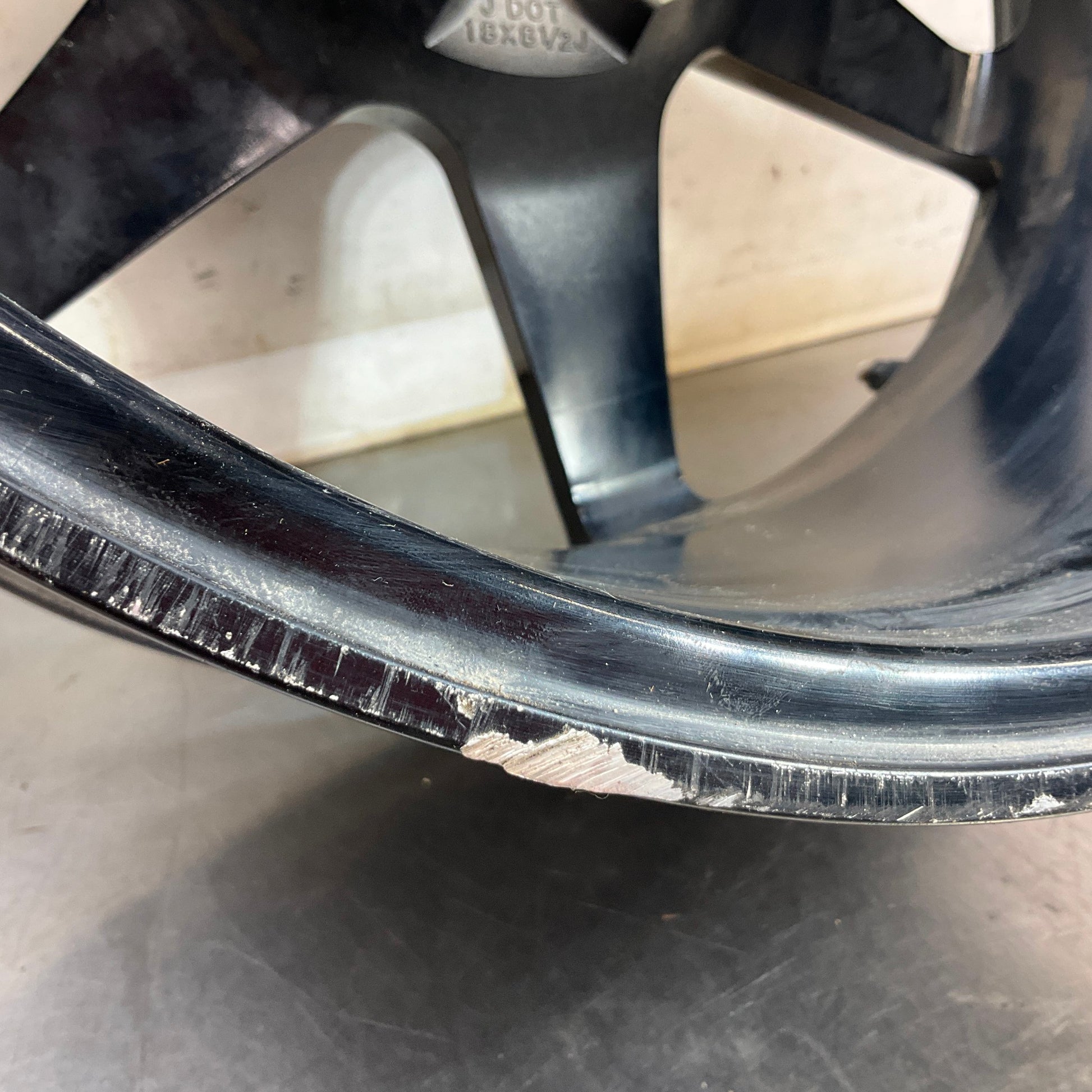 Enkei Tuning T6R Rims Wheels Front 18x8.5 Rear 18x9.5 Gloss Black 5x114.3 - On Point Parts Inc