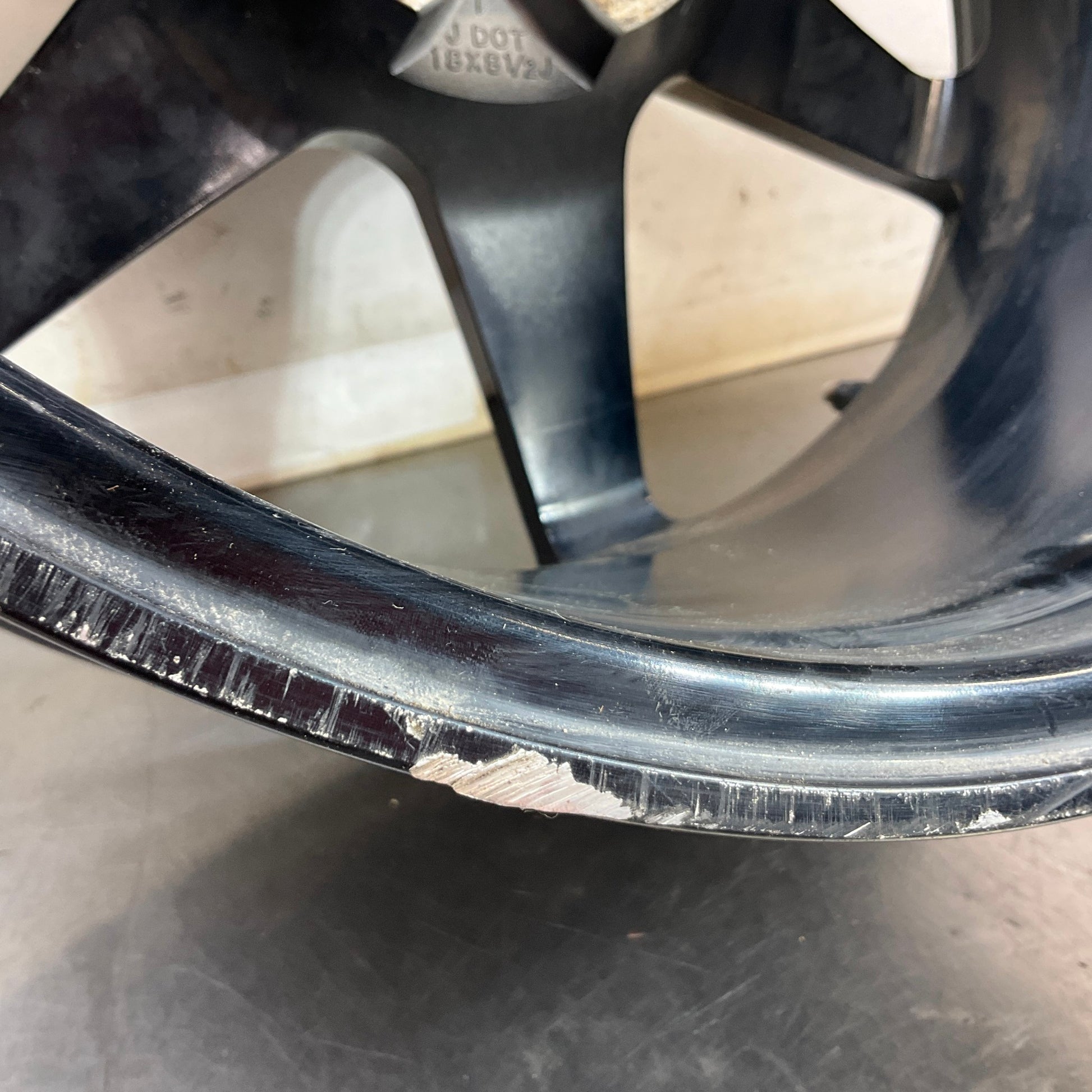 Enkei Tuning T6R Rims Wheels Front 18x8.5 Rear 18x9.5 Gloss Black 5x114.3 - On Point Parts Inc