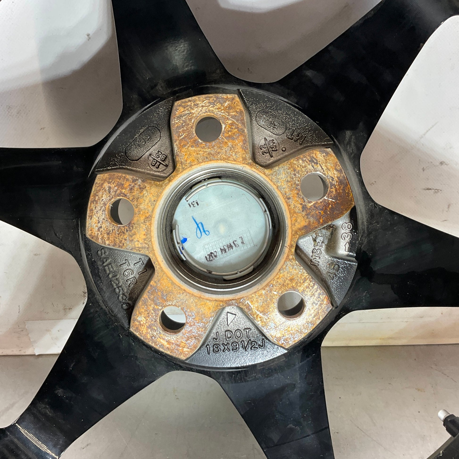 Enkei Tuning T6R Rims Wheels Front 18x8.5 Rear 18x9.5 Gloss Black 5x114.3 - On Point Parts Inc