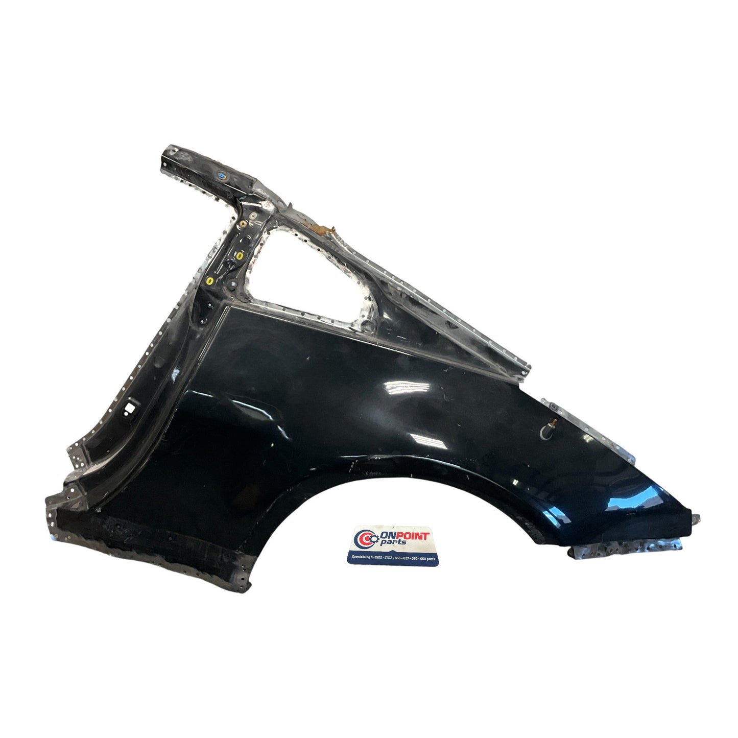03-09 Nissan 350Z Coupe OEM Rear Driver Quarter Fender Panel Black G41 21BGKE1 - On Point Parts Inc