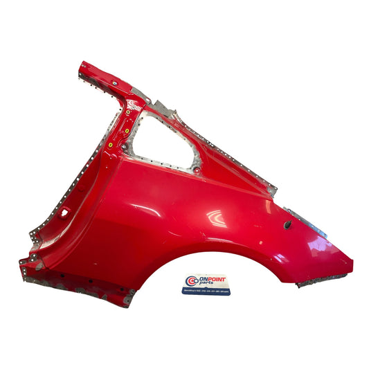 03-09 Nissan 350Z Coupe OEM Rear Driver LH Quarter Fender Panel Red A41 21BLJF5 - On Point Parts Inc