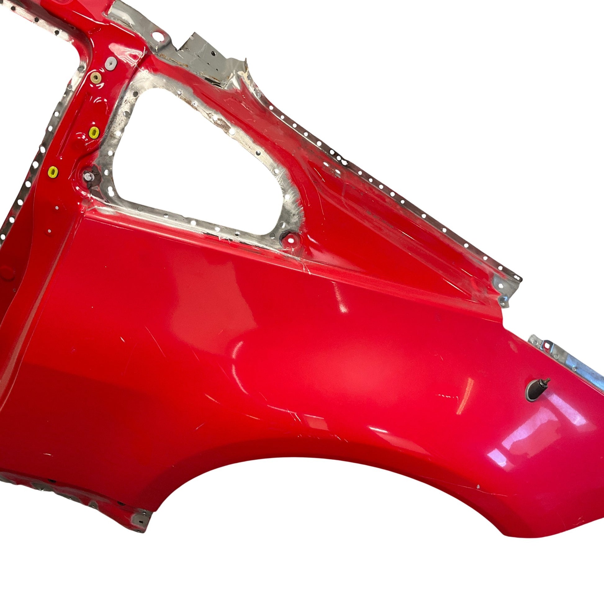 03-09 Nissan 350Z Coupe OEM Rear Driver LH Quarter Fender Panel Red A41 21BLJF5 - On Point Parts Inc