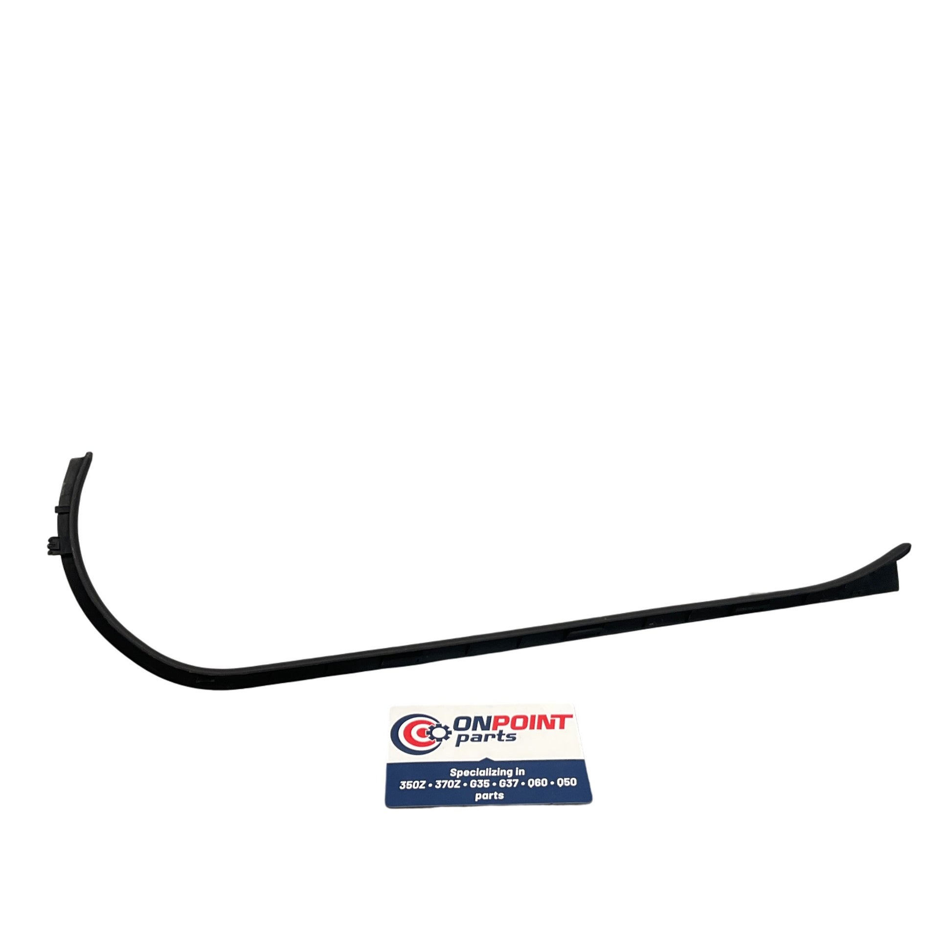 03-08 350Z Driver Coupe Door Threshold Sill Trim 769B5CD000 Black Oem - On Point Parts Inc