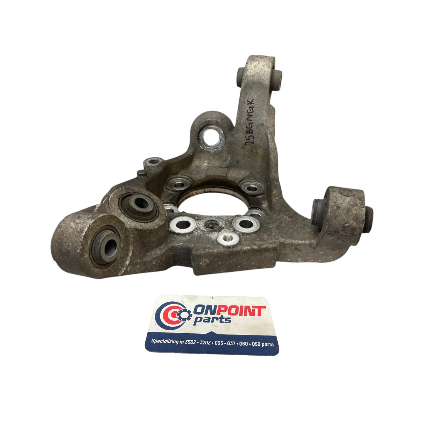 03-07 G35 03-09 350Z OEM Rear Passenger Right Spindle Knuckle 43018AL500 - On Point Parts Inc