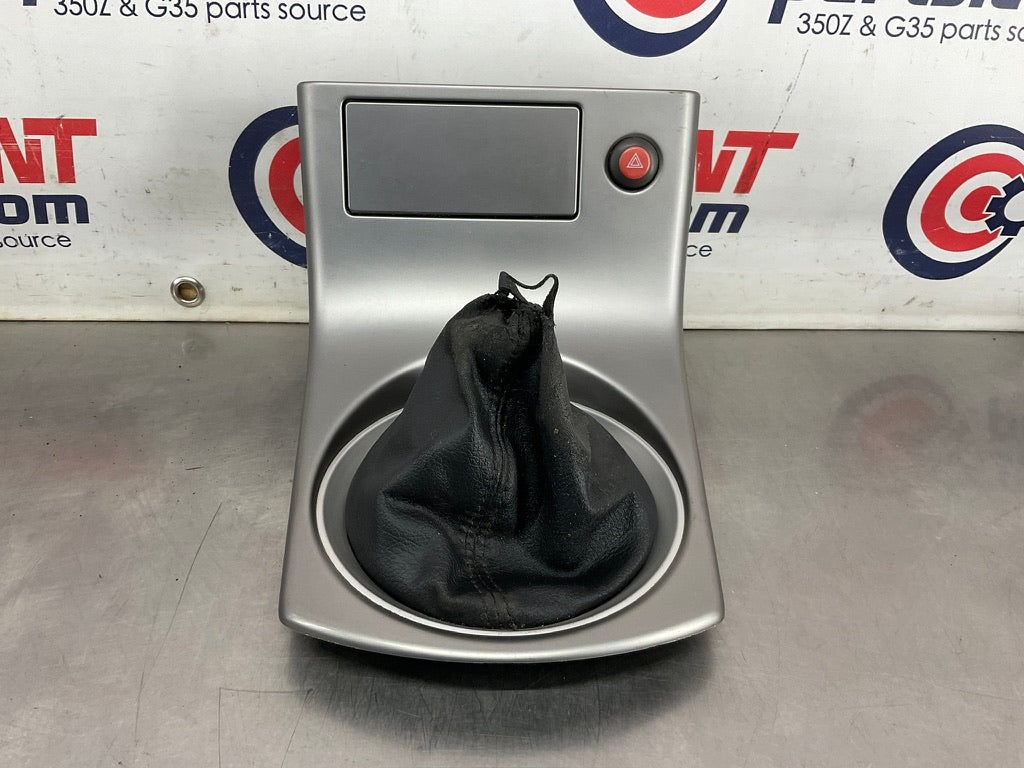 2003 Infiniti G35 Manual Gear Shifter Bezel Trim with Ashtray OEM 13BEWEC - On Point Parts Inc