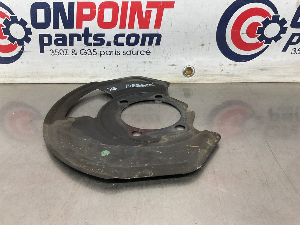 2003 Nissan 350Z Passenger Right Front Brake Dust Cover Baffle Plate OEM 14BBGDK - On Point Parts Inc