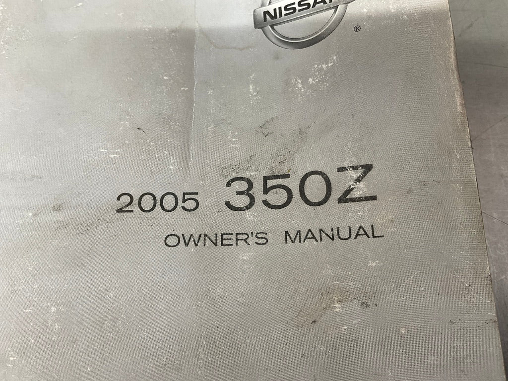 2004 Nissan 350Z Original Owner's Manual OEM 14BEQEC - On Point Parts Inc