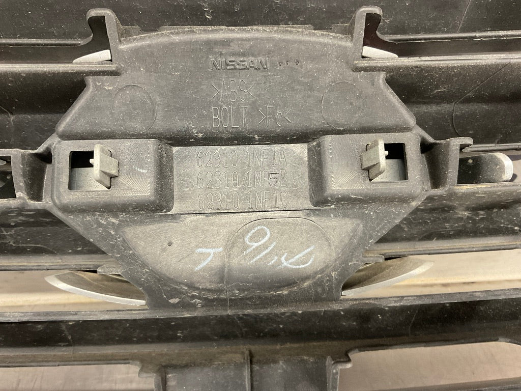 2013 Infiniti G37 Sedan Front Bumper Upper Grille with Emblem 62310 OEM 12BCGE2 - On Point Parts Inc