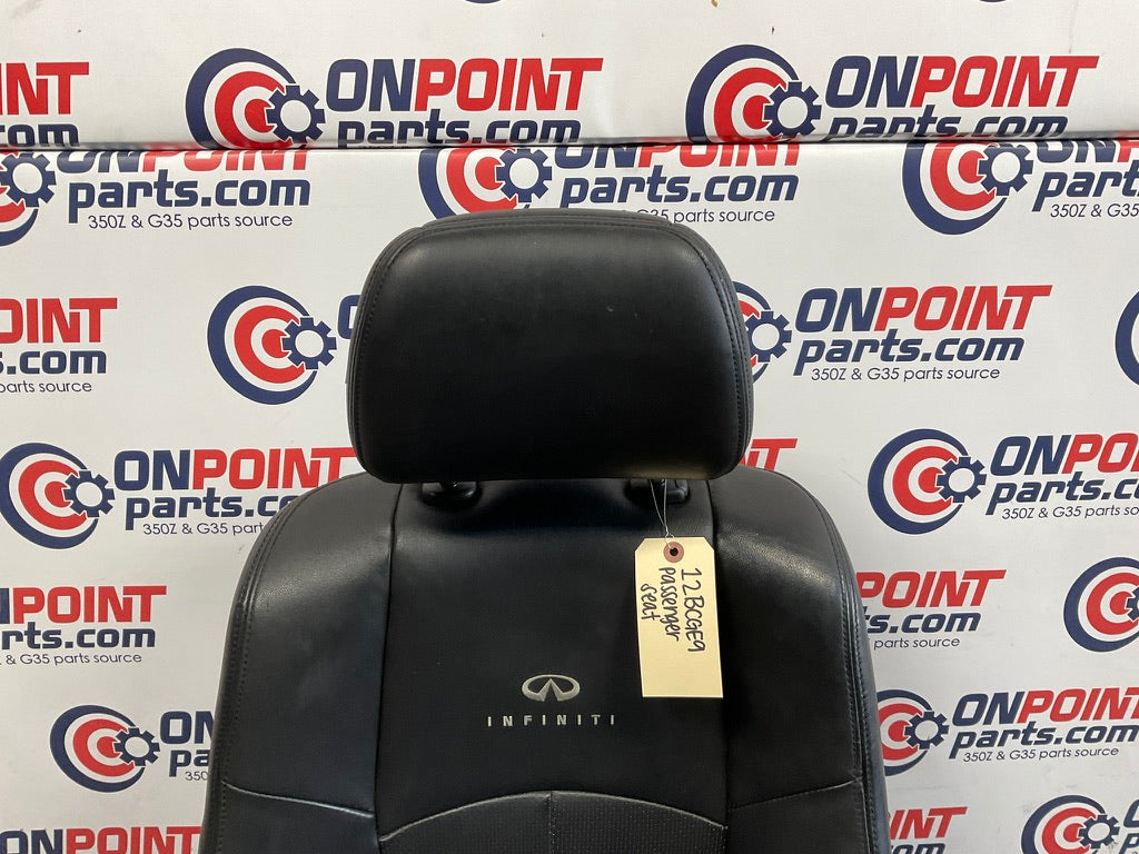 2013 Infiniti G37 Sedan Passenger Right Front Power Leather Seat OEM 12BCGE9 - On Point Parts Inc