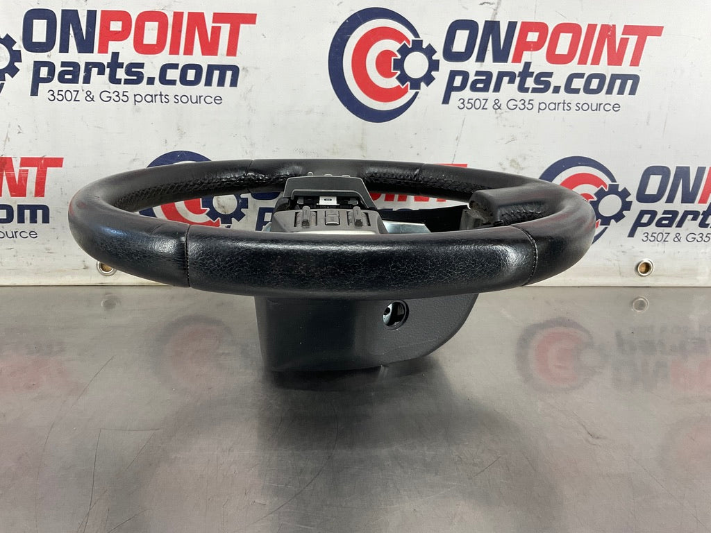 2005 Infiniti G35 Complete Leather Steering Wheel with Switches OEM 24BFFEC - On Point Parts Inc