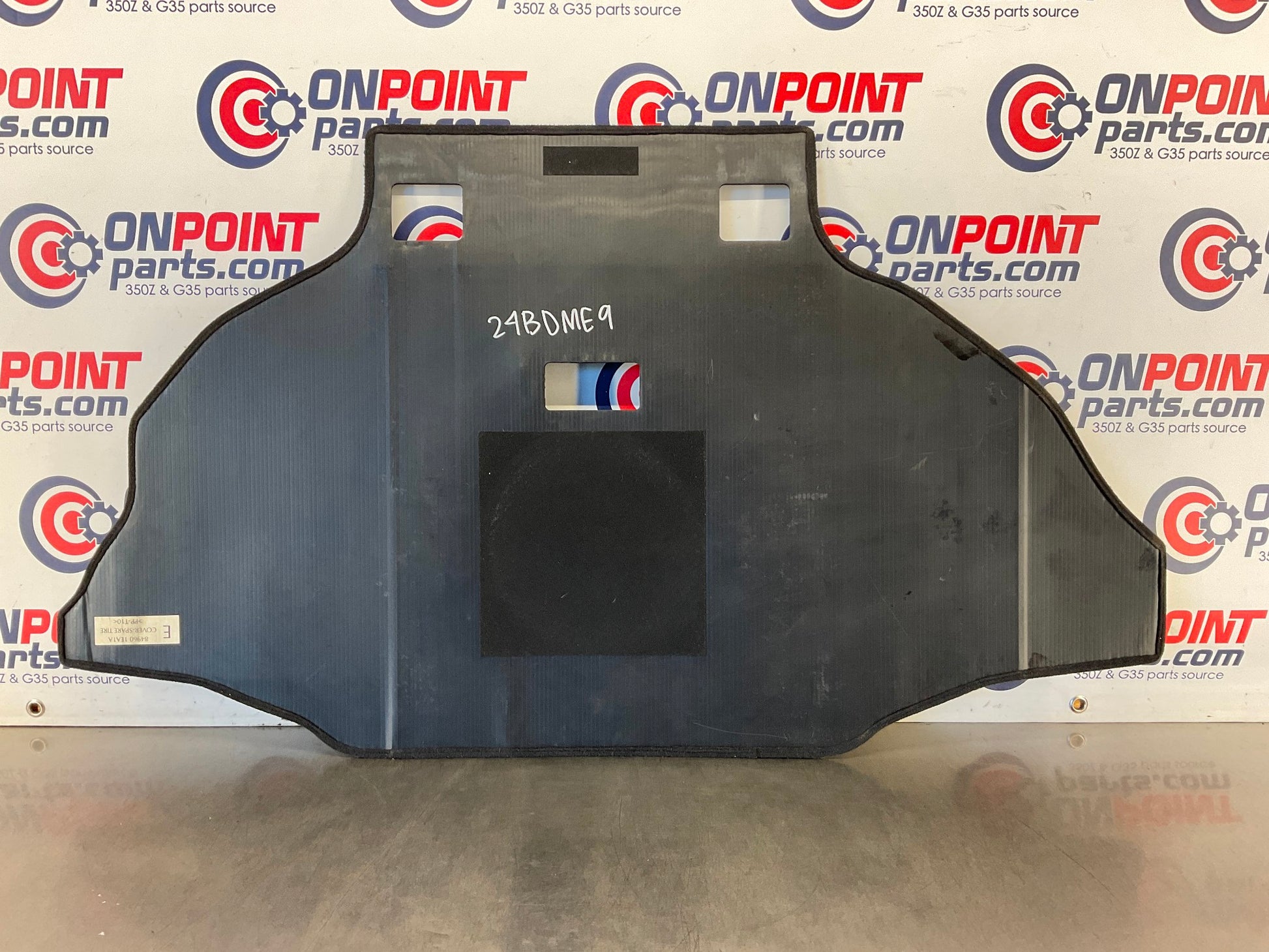 2012 Nissan 370Z Trunk Spare Tire Cover Subfloor 84960 OEM 24BDME9 - On Point Parts Inc