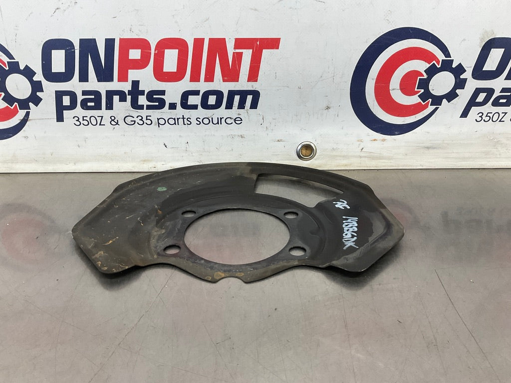 2003 Nissan 350Z Passenger Right Front Brake Dust Cover Baffle Plate OEM 14BBGDK - On Point Parts Inc