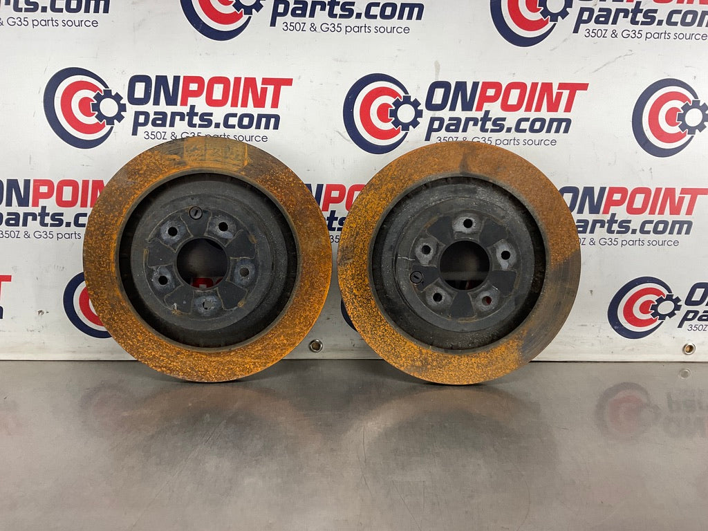 2016 Nissan 370Z Rear Akebono Brake Rotors  OEM 11BB9DG - On Point Parts Inc