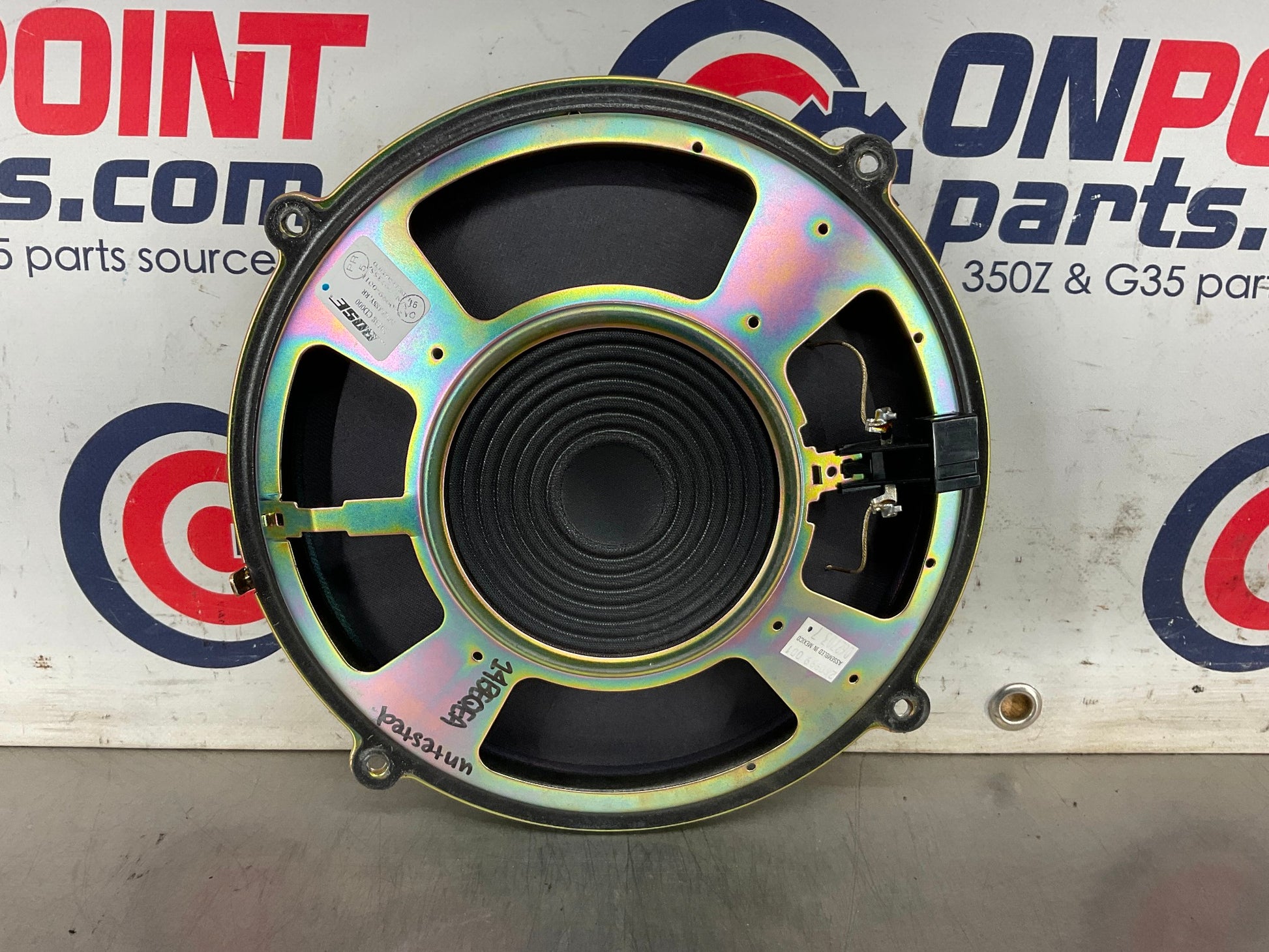 2004 Nissan 350Z Bose Subwoofer Speaker 28138 UNTESTED OEM 14BEQEA - On Point Parts Inc