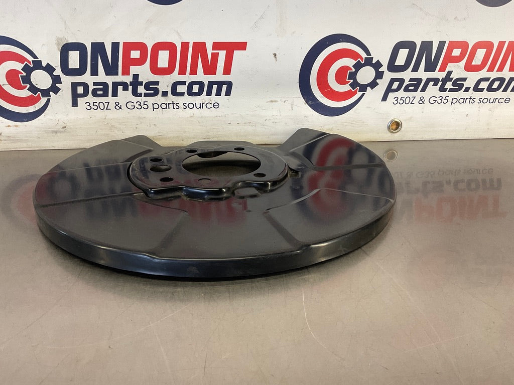 2016 Nissan 370Z Passenger Right Rear Brake Dust Cover Baffle Plate OEM 11BB9DK - On Point Parts Inc