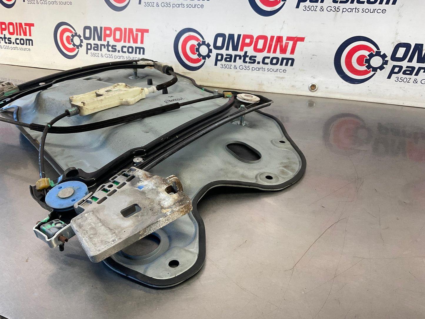 2012 Nissan 370Z Passenger Right Window Regulator Motor Assembly OEM 24BDME3 - On Point Parts Inc