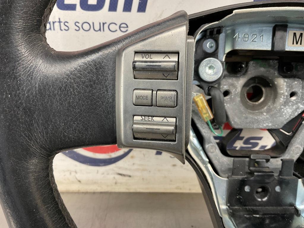 2005 Infiniti G35 Complete Leather Steering Wheel with Switches OEM 24BFFEC - On Point Parts Inc