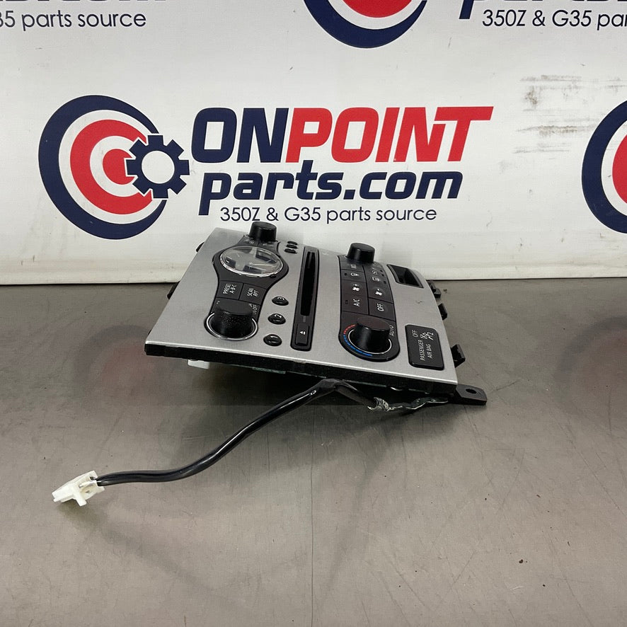 2008 Infiniti G37 Center Dash Clock AC Radio CD Controls 68260 OEM 21BAXDC - On Point Parts Inc