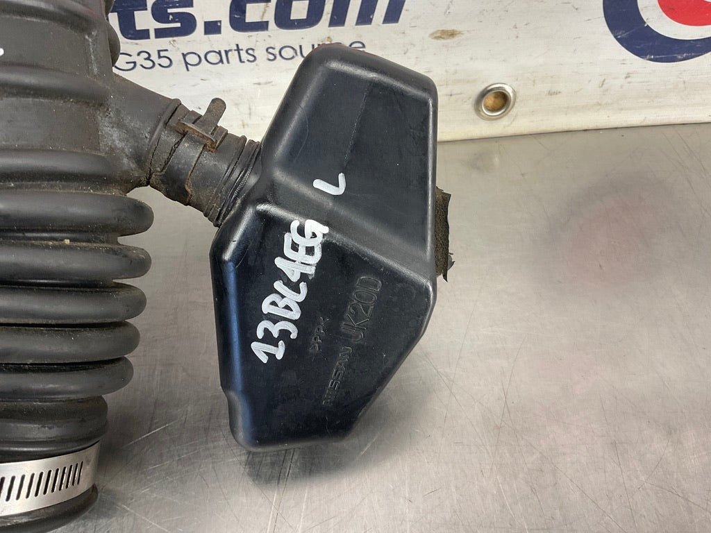 2008 Infiniti G35 Sedan Driver Left Air Intake Resonator Tube OEM 13BC4EG - On Point Parts Inc