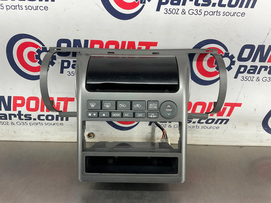 2003 Infiniti G35 Sedan Center Dash Radio Bezel Trim AC Controls OEM 15BDDE7 - On Point Parts Inc