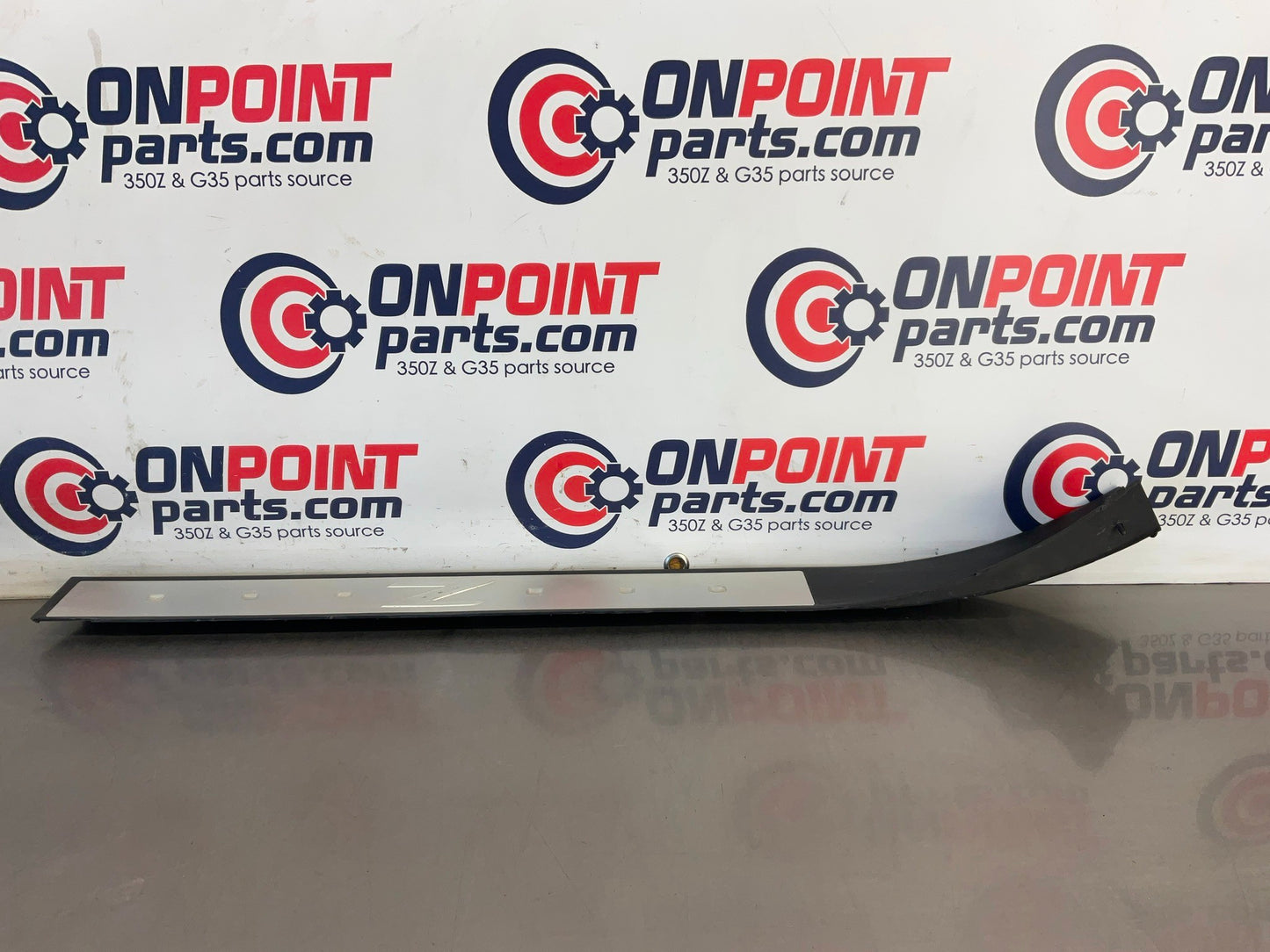 2006 Nissan 350Z Passenger Right Door Threshold Kick Plate Trim OEM 23BC9E7 - On Point Parts Inc