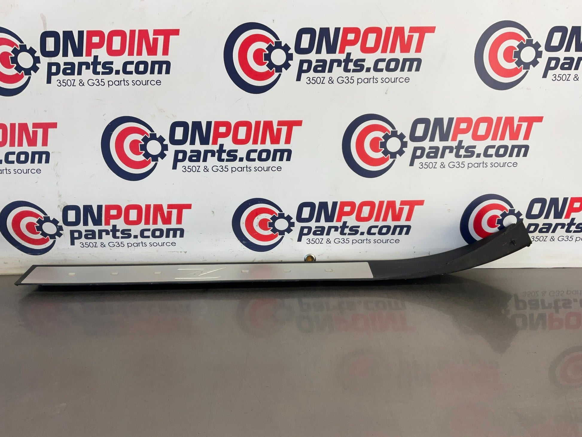 2006 Nissan 350Z Passenger Right Door Threshold Kick Plate Trim OEM 23BC9E7 - On Point Parts Inc