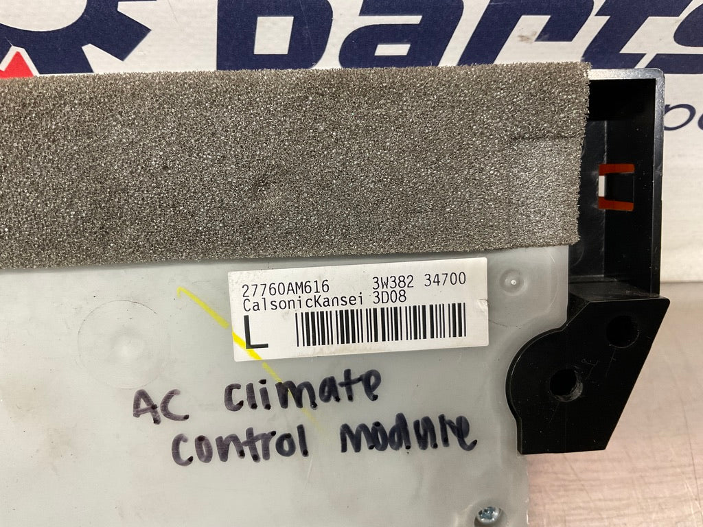 2003 Infiniti G35 AC Climate Control Module Display 27760 AM616 OEM 13BEWEC - On Point Parts Inc