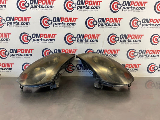 2005 Infiniti G35 Coupe Driver Passenger Smoked Headlights 11BFME2 - On Point Parts Inc