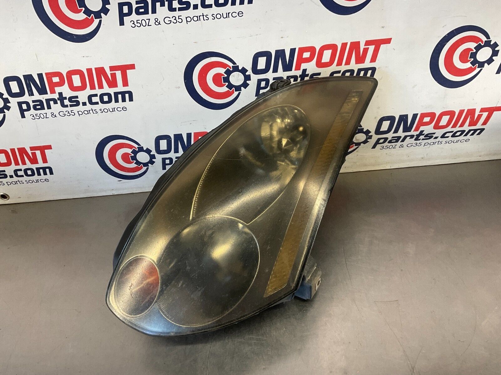 2005 Infiniti G35 Coupe Driver Passenger Smoked Headlights 11BFME2 - On Point Parts Inc