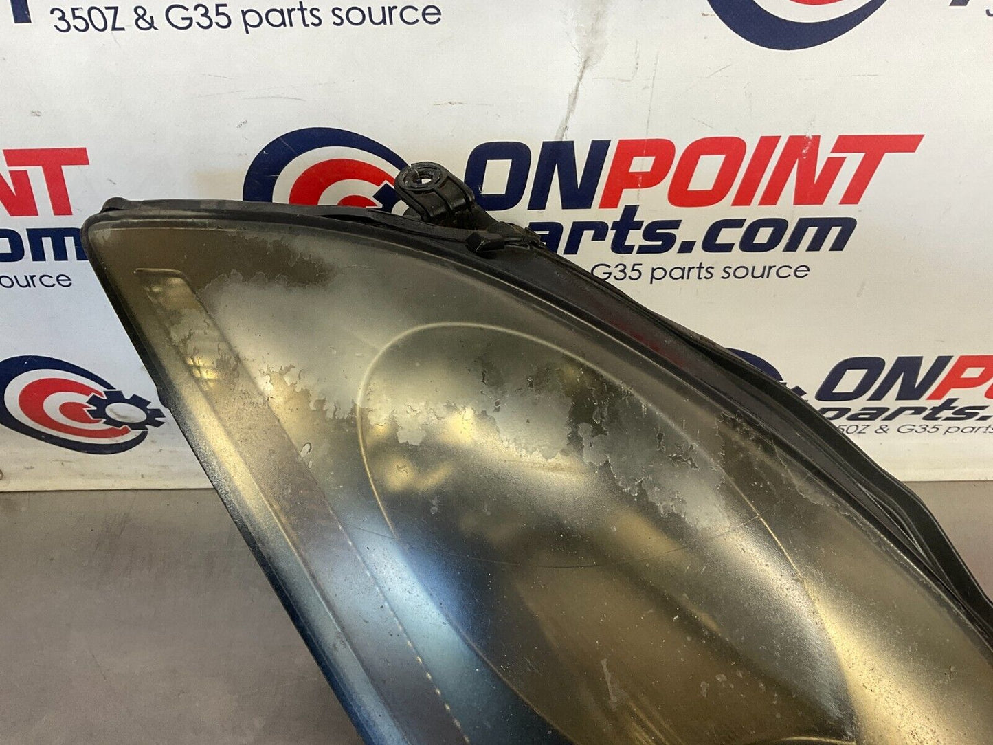 2005 Infiniti G35 Coupe Driver Passenger Smoked Headlights 11BFME2 - On Point Parts Inc