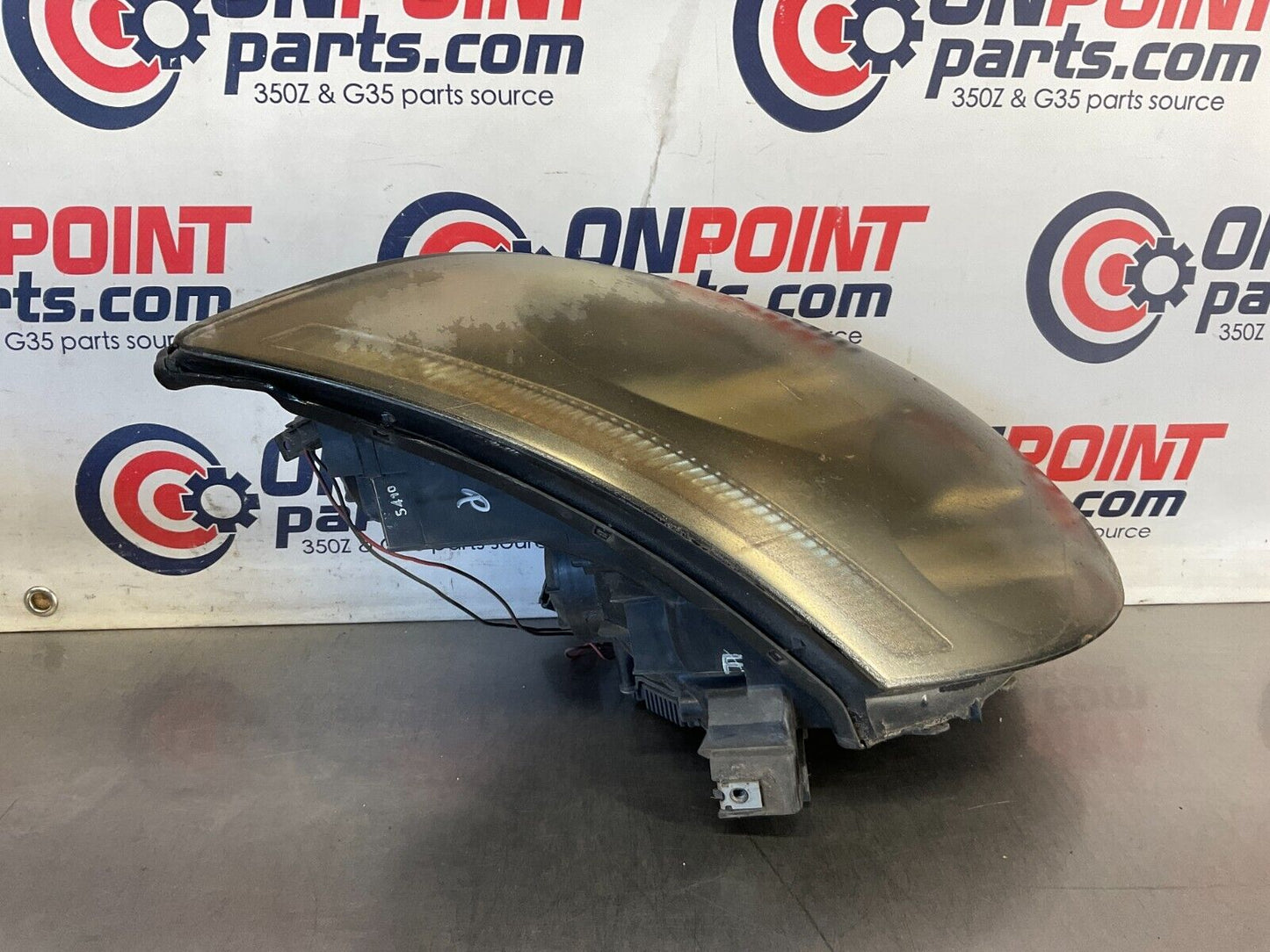 2005 Infiniti G35 Coupe Driver Passenger Smoked Headlights 11BFME2 - On Point Parts Inc