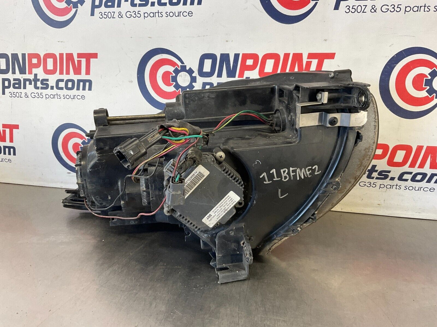 2005 Infiniti G35 Coupe Driver Passenger Smoked Headlights 11BFME2 - On Point Parts Inc