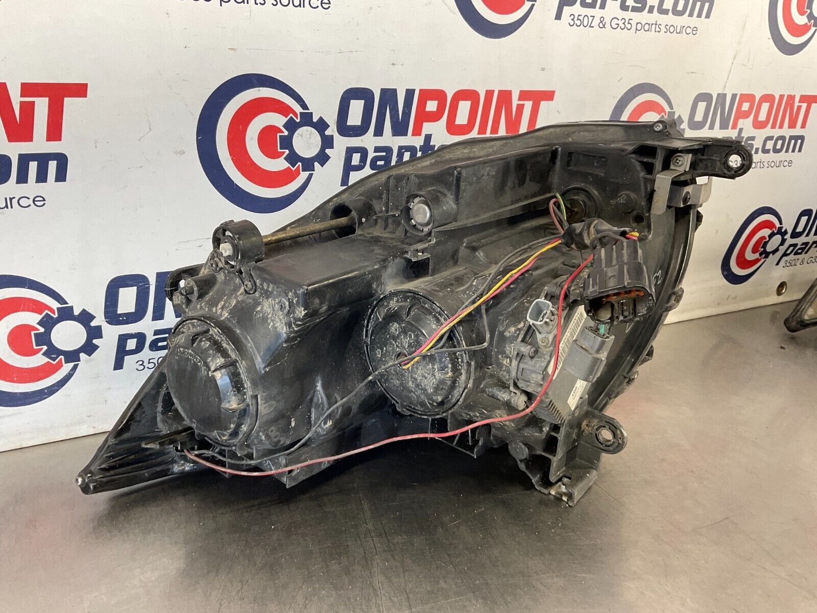 2005 Infiniti G35 Coupe Driver Passenger Smoked Headlights 11BFME2 - On Point Parts Inc