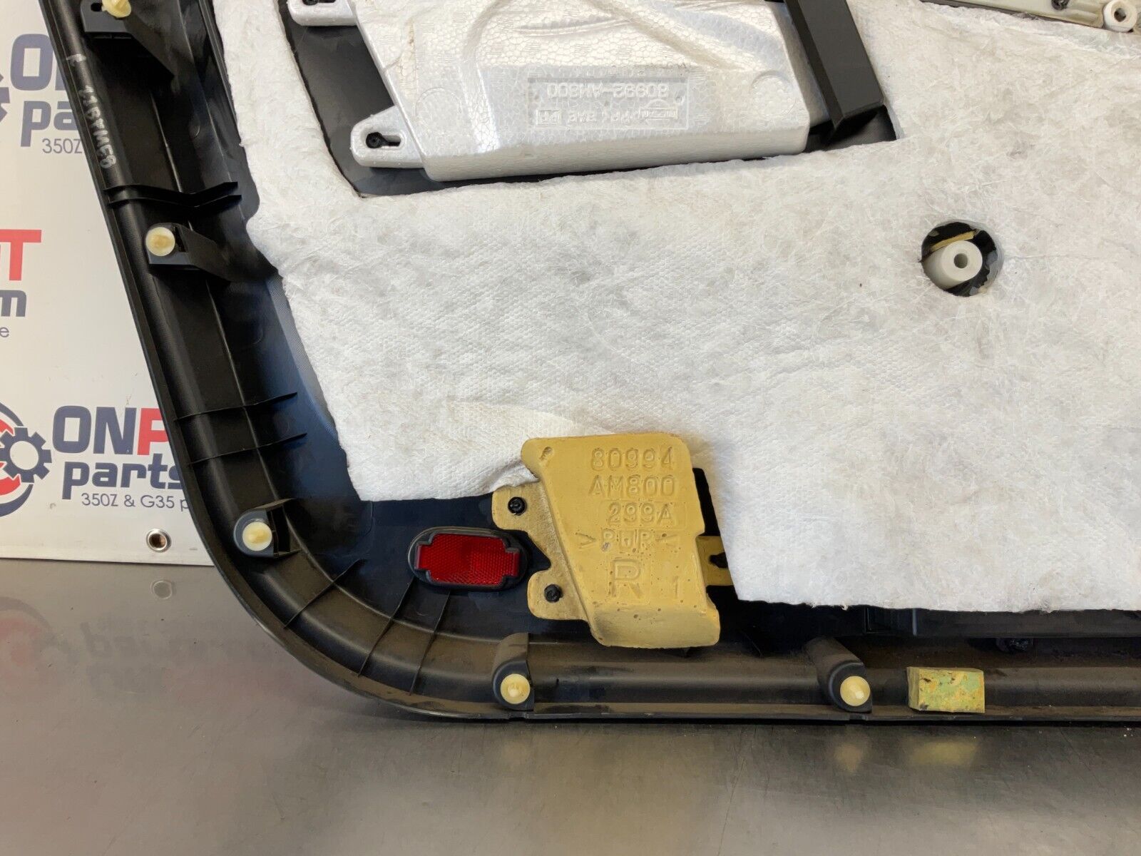 2005 Infiniti G35 Coupe Passenger Right Door Panel 80900 OEM 11BFME8 - On Point Parts Inc