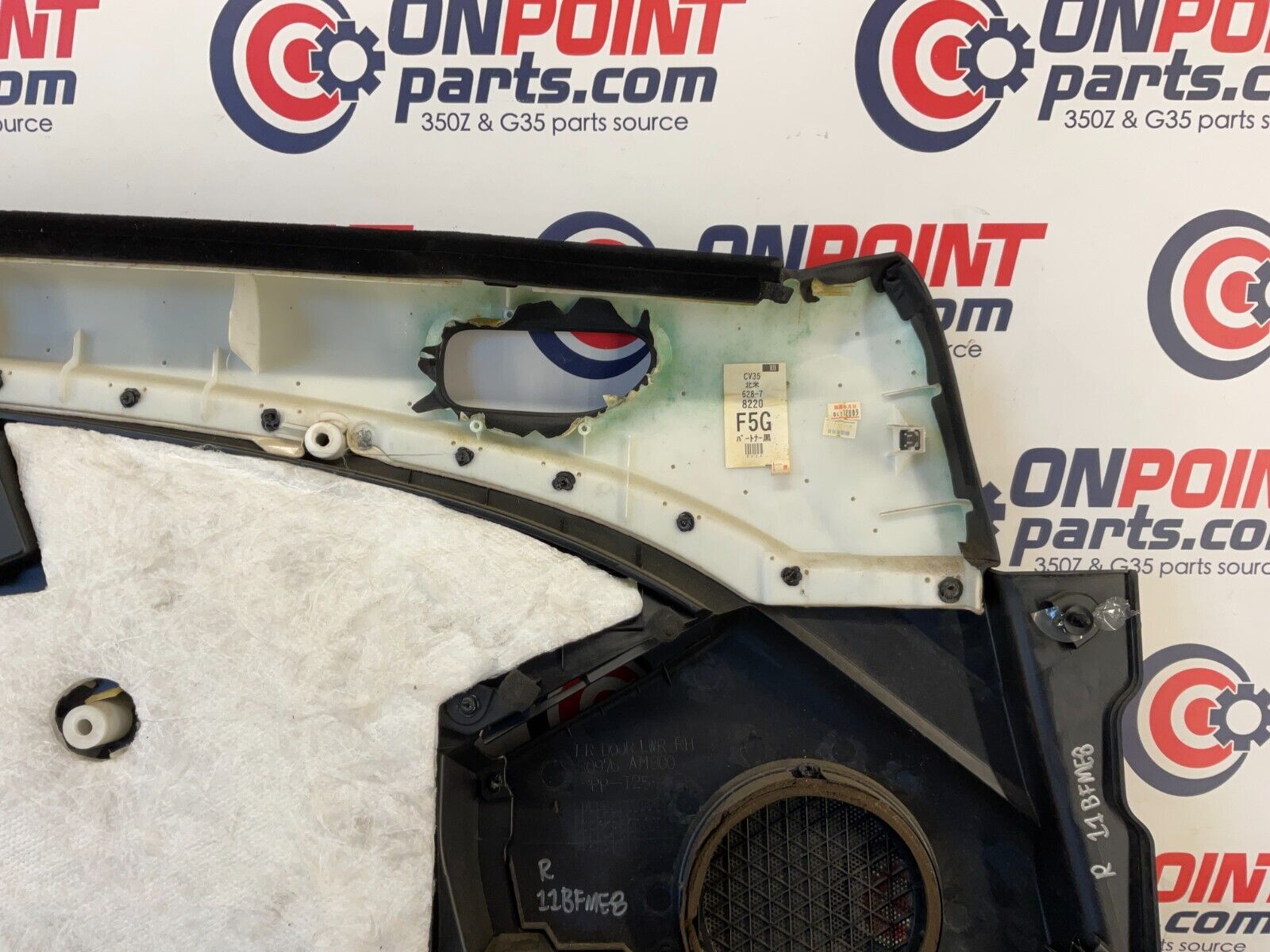 2005 Infiniti G35 Coupe Passenger Right Door Panel 80900 OEM 11BFME8 - On Point Parts Inc