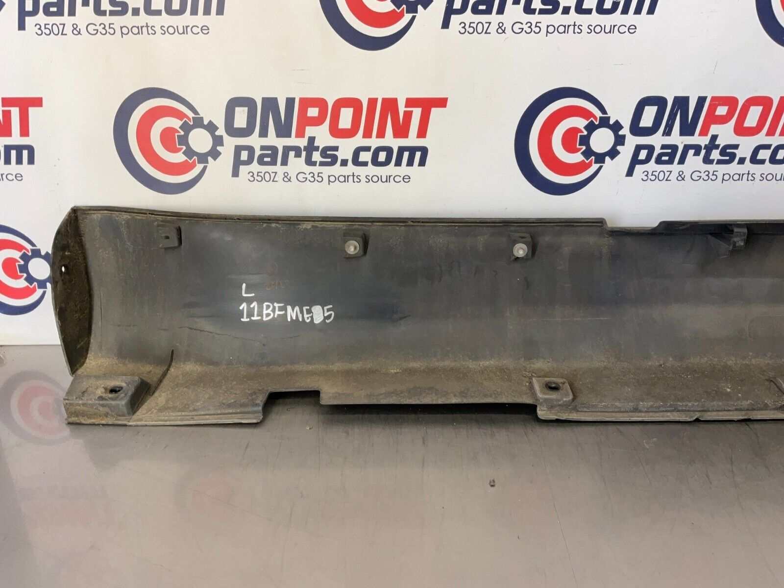 2005 Infiniti G35 Driver Left Rocker Panel Side Skirt OEM 11BFME5 - On Point Parts Inc