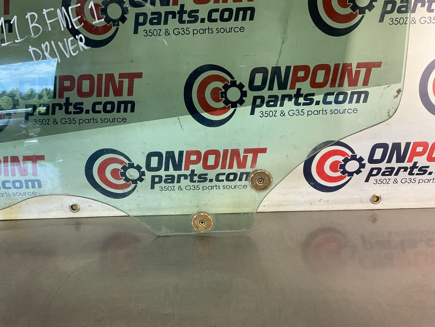 2005 Infiniti G35 Coupe Driver Left Tinted Door Window Glass OEM 11BFME1 - On Point Parts Inc