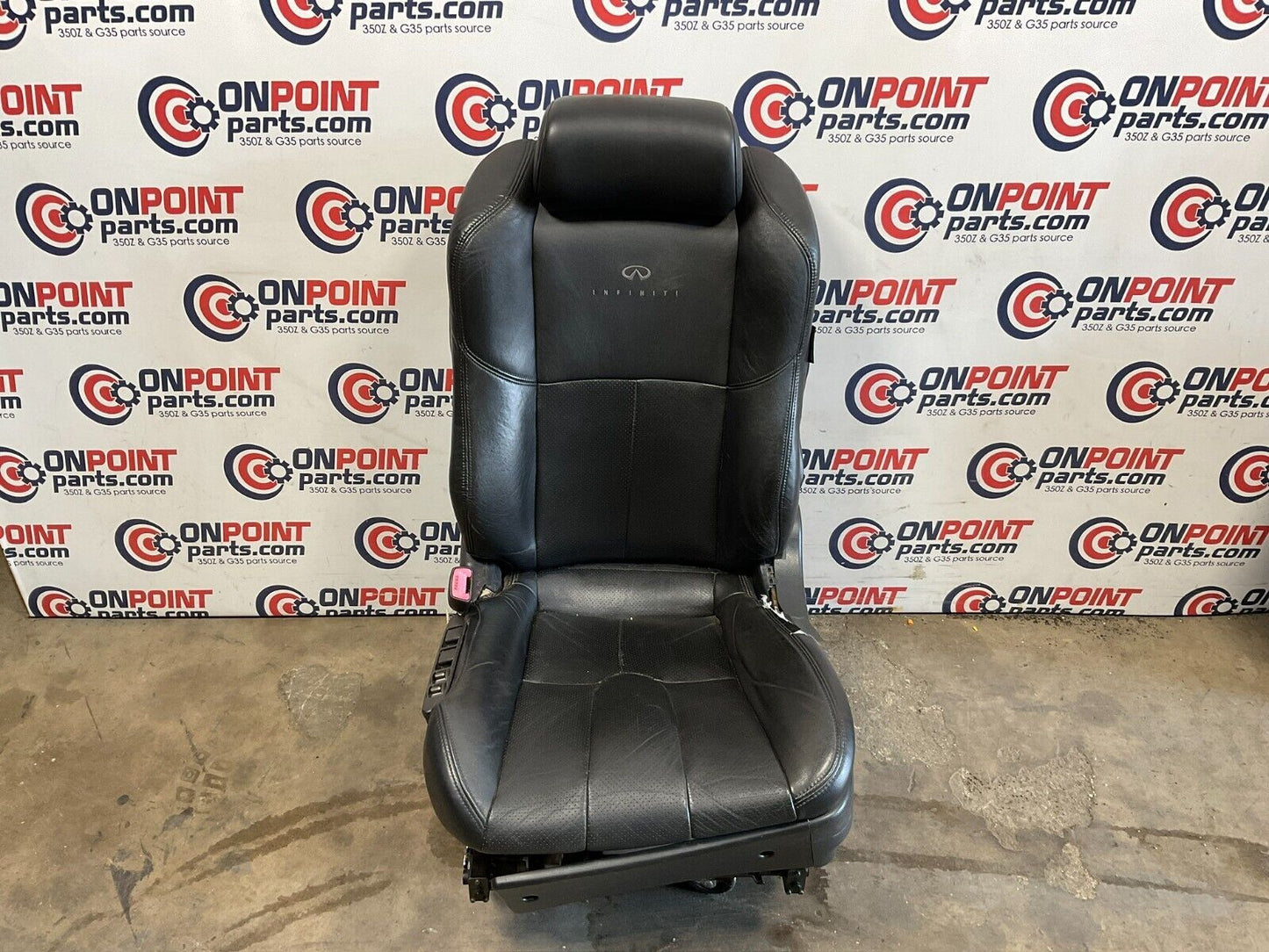 2005 Infiniti G35 Coupe Driver Left Power Leather Seat OEM 11BFME9 - On Point Parts Inc