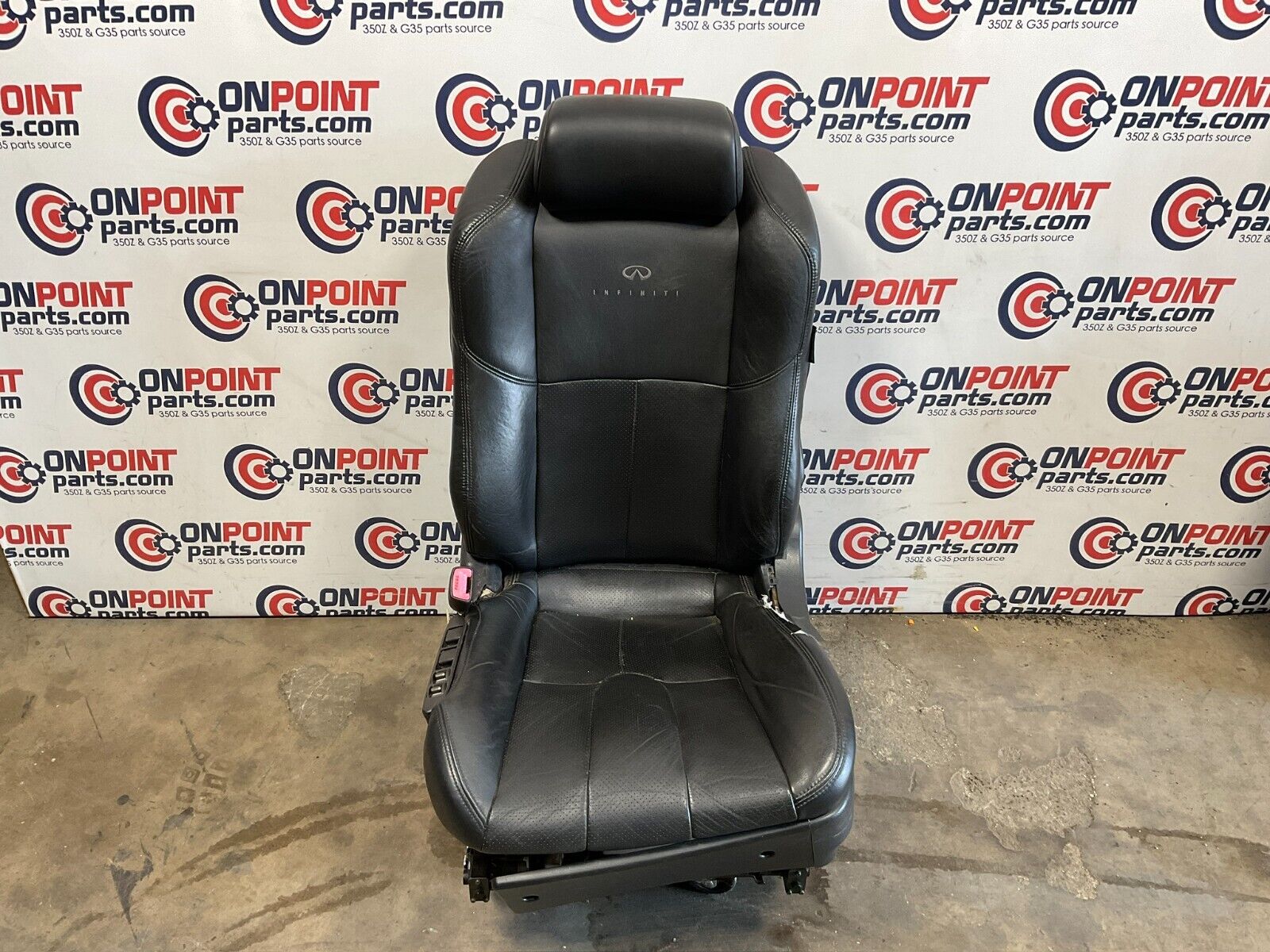 2005 Infiniti G35 Coupe Driver Left Power Leather Seat OEM 11BFME9 - On Point Parts Inc