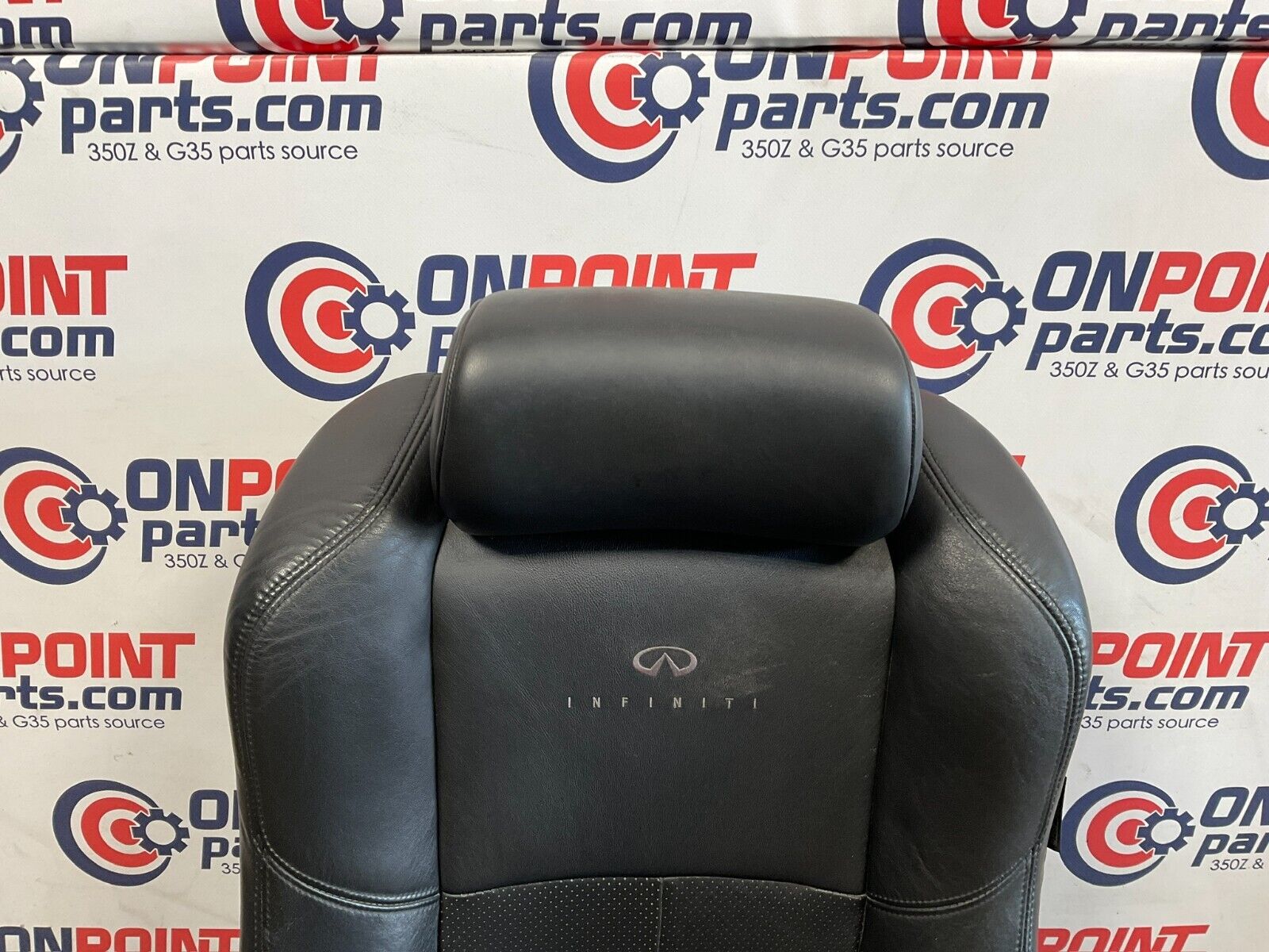 2005 Infiniti G35 Coupe Driver Left Power Leather Seat OEM 11BFME9 - On Point Parts Inc