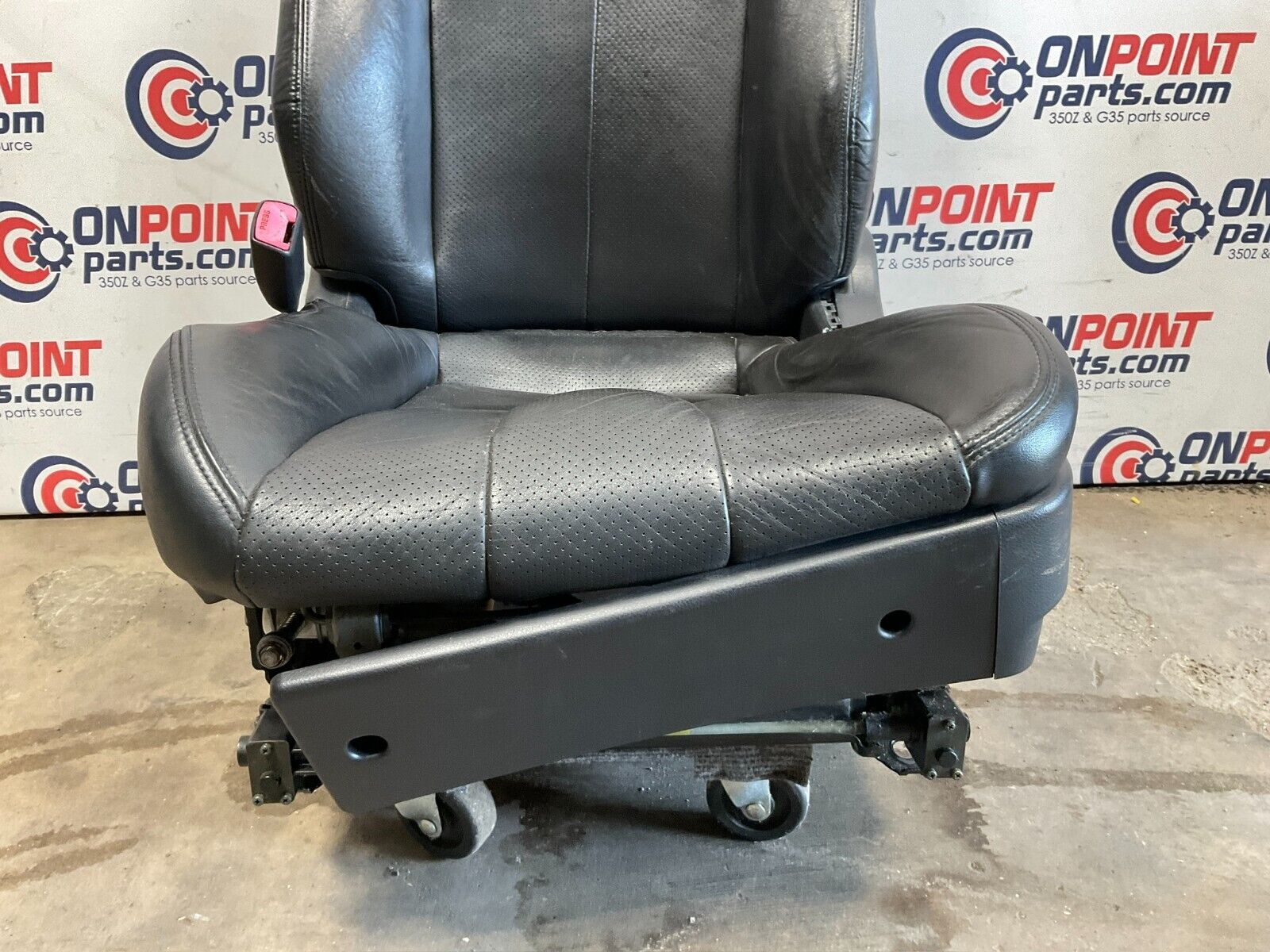 2005 Infiniti G35 Coupe Driver Left Power Leather Seat OEM 11BFME9 - On Point Parts Inc