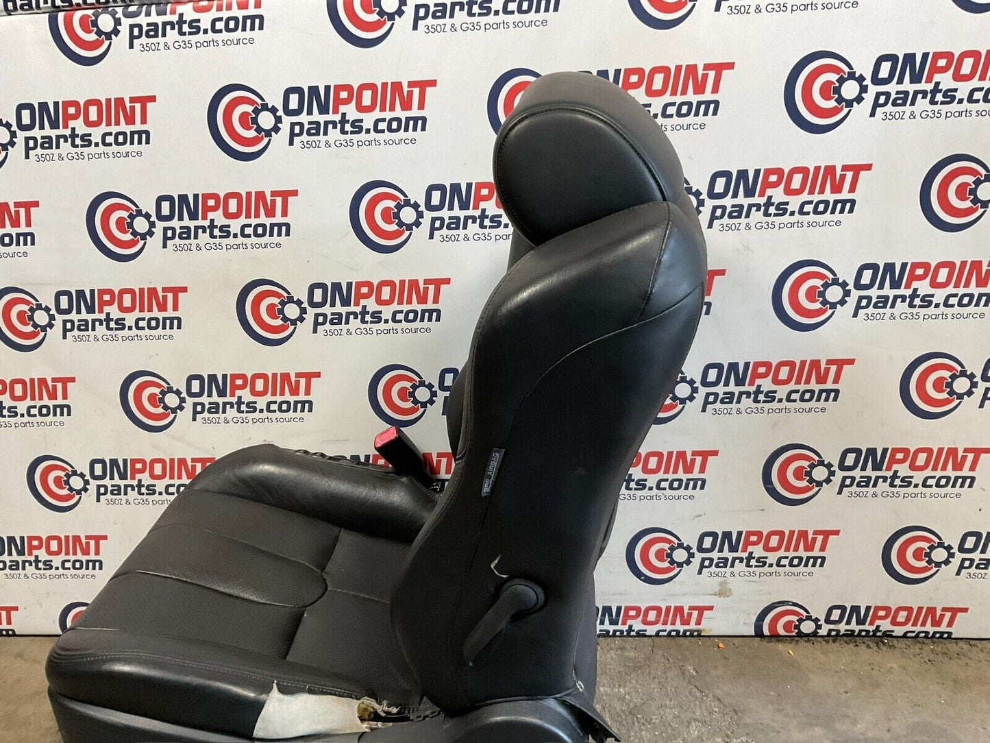 2005 Infiniti G35 Coupe Driver Left Power Leather Seat OEM 11BFME9 - On Point Parts Inc