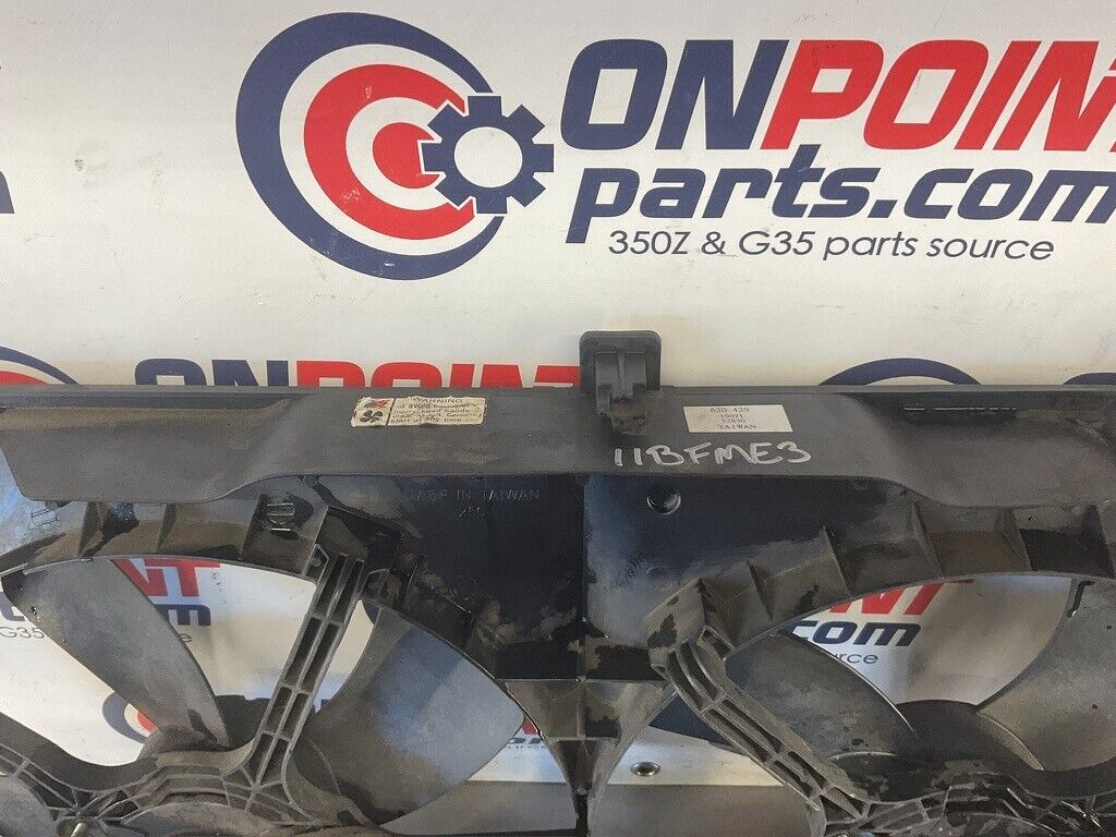 2005 Infiniti G35 Radiator Engine Cooling Fan Assembly OEM 11BFME3 - On Point Parts Inc