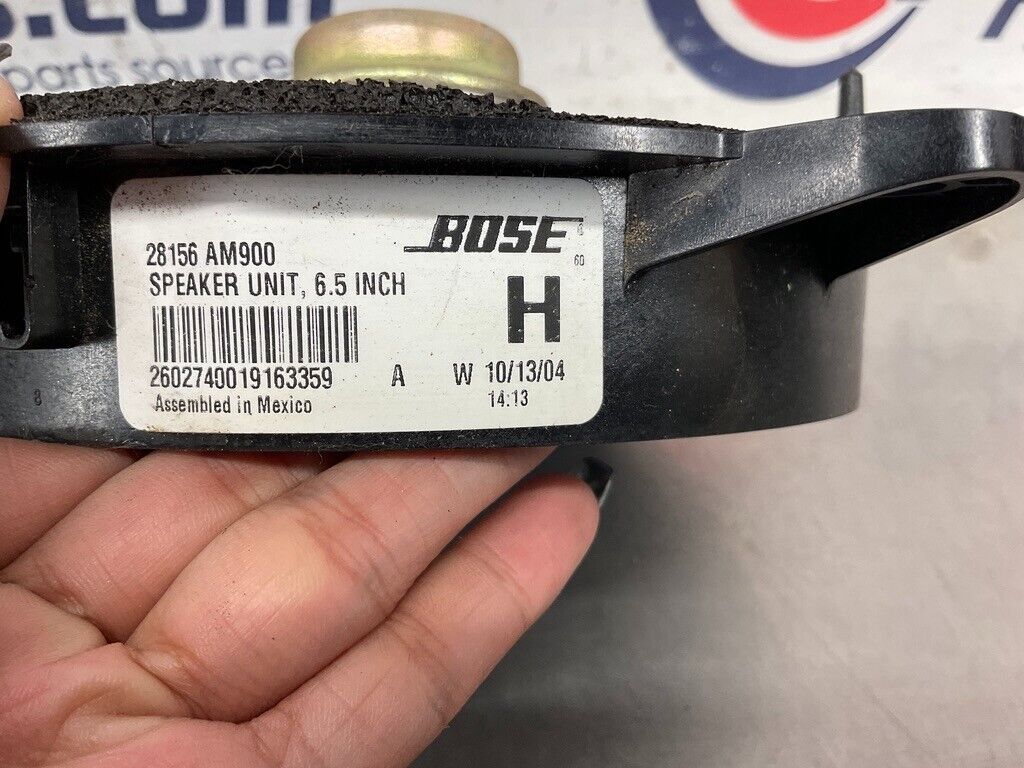 2005 Infiniti G35 Passenger Right Bose Door Speaker 6.5 Inch 28156 OEM 11BFMEE - On Point Parts Inc