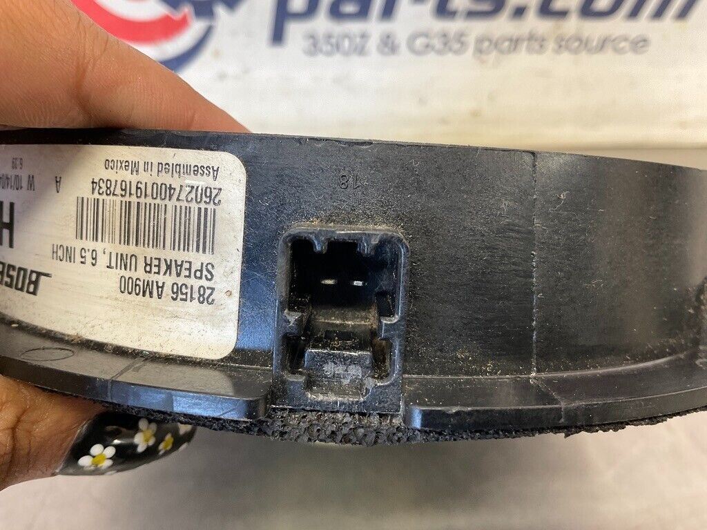 2005 Infiniti G35 Driver Left Bose Door Speaker 6.5 Inch 28156 OEM 11BFMEA - On Point Parts Inc