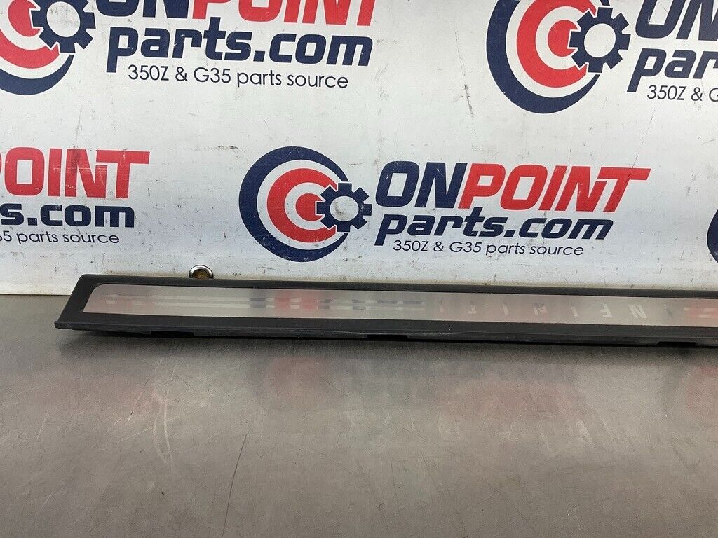 2005 Infiniti G35 Driver Left Door Threshold Kick Plate Trim 76895 OEM 11BFME7 - On Point Parts Inc
