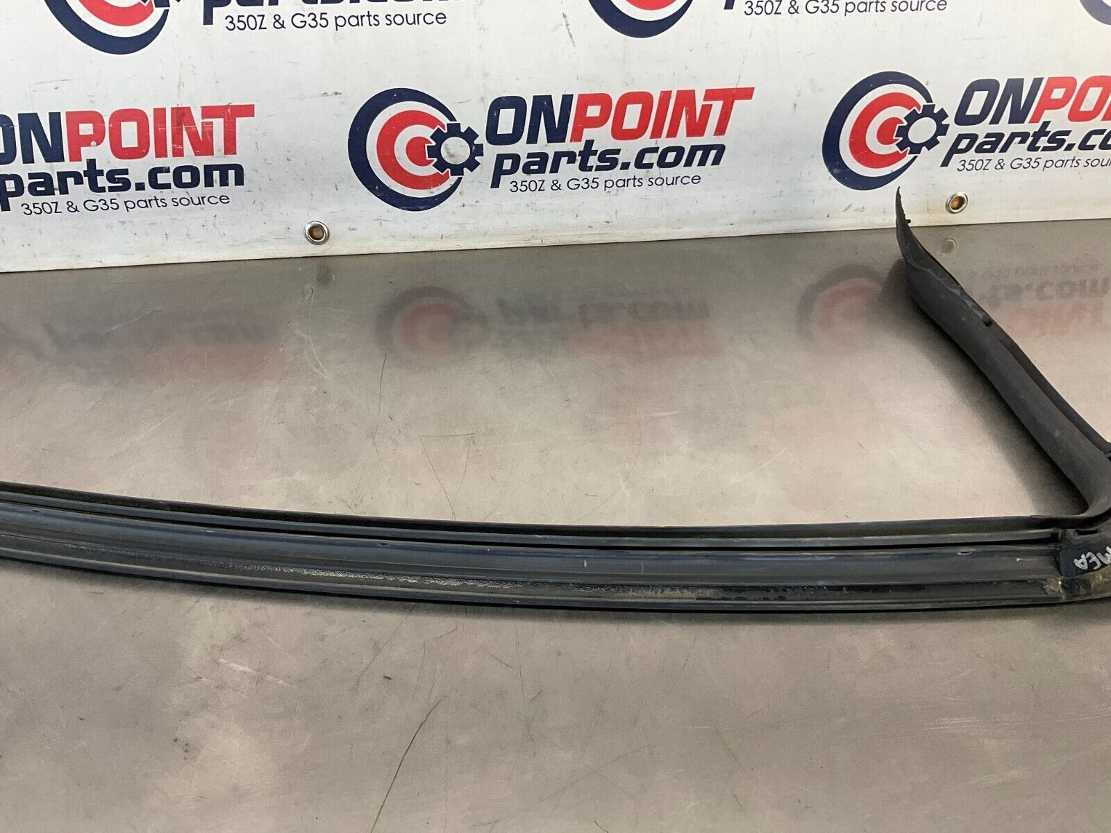 2005 Infiniti G35 Driver Left Exterior A Pillar Weatherstrip Seal OEM 11BFMEA - On Point Parts Inc