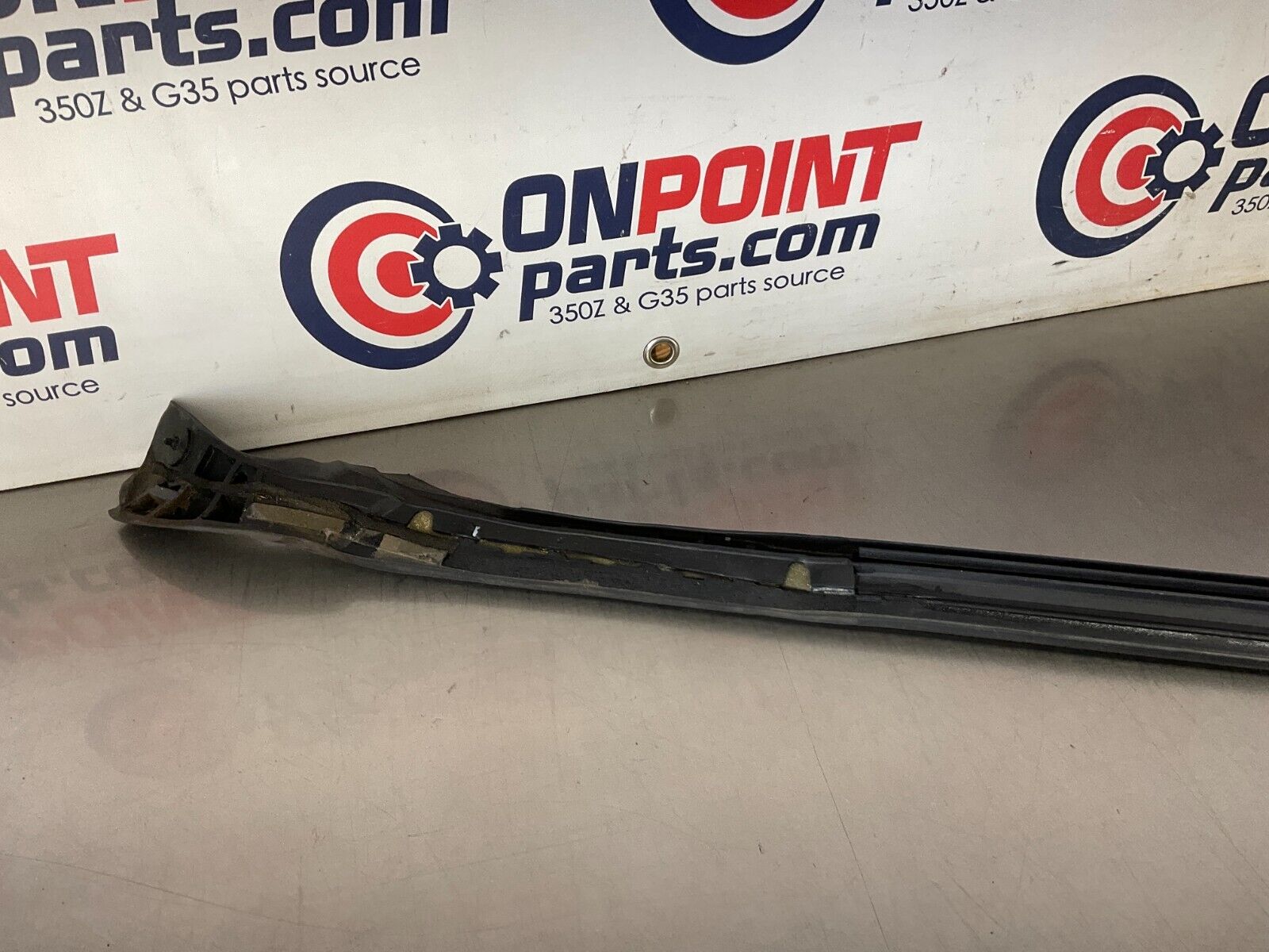 2005 Infiniti G35 Driver Left Exterior A Pillar Weatherstrip Seal OEM 11BFMEA - On Point Parts Inc